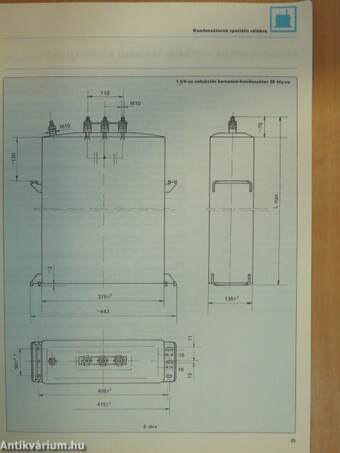 Ipari fázisjavító kondenzátorok és berendezések katalógusa '83