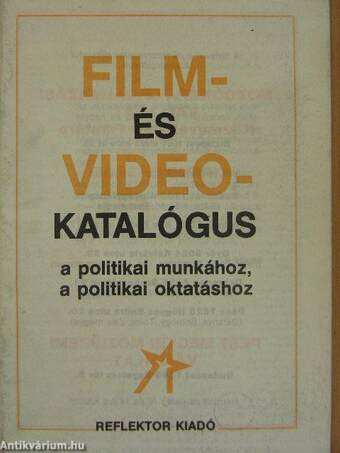 Film- és videokatalógus a politikai munkához, a politikai oktatáshoz