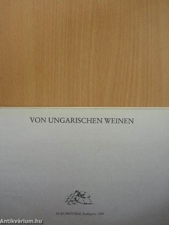 Von ungarischen Weinen