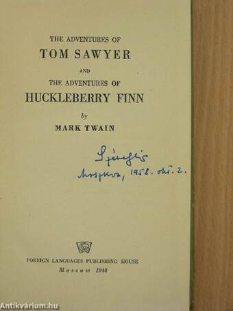 The Adventures of Tom Sawyer/The Adventures of Huckleberry Finn