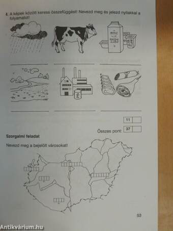 Természetismeret témazáró feladatlapok 4.