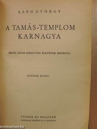 A Tamás-templom karnagya I-III.