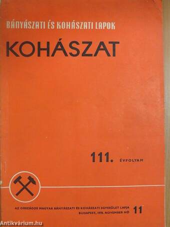 Bányászati és Kohászati Lapok - Kohászat 1978. november