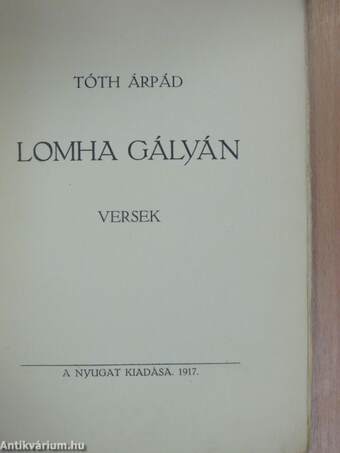 Lomha gályán