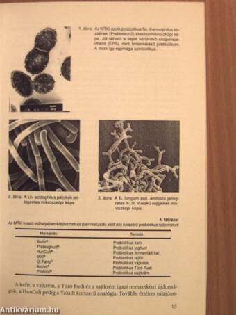 Probiotikumok és humánegészség