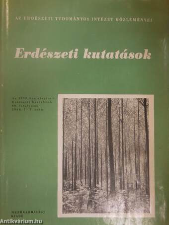Erdészeti kutatások 1964/1-3.