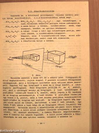 3D - Perspektívikus grafika IBM PC-n Turbo-Pascalban