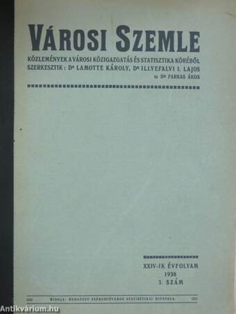 Városi Szemle 1938/3.