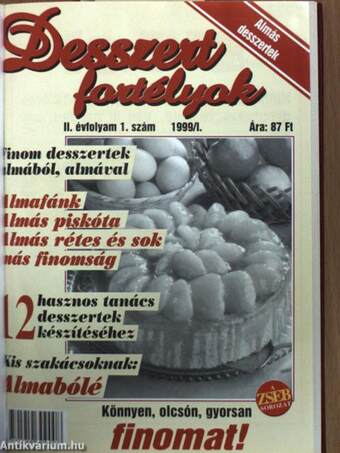 Desszert fortélyok/Konyhai fortélyok 1999. (nem teljes évfolyam)/Spájz fortélyok 1999. január-december