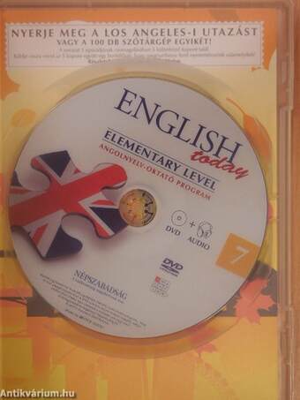 English today Elementary level 7. - DVD-vel