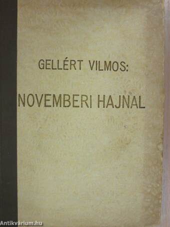 Novemberi hajnal