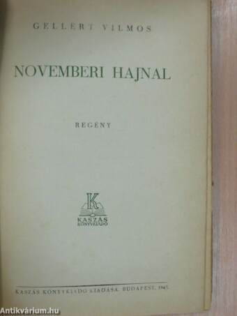 Novemberi hajnal