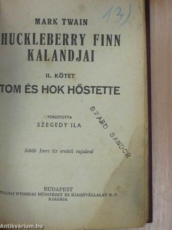 Huckleberry Finn kalandjai II.