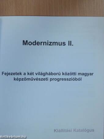 Modernizmus II.