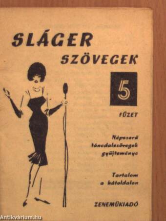 Slágerszövegek 5.