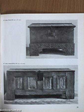 Európai bútorok a XV-XVII. században