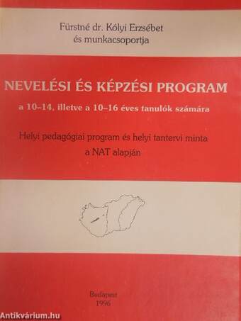 Nevelési és képzési program a 10-14, illetve a 10-16 éves tanulók számára