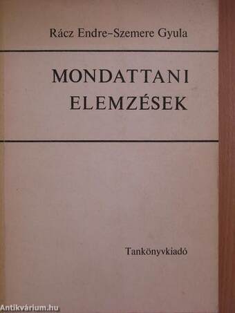 Mondattani elemzések