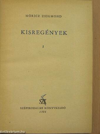 Kisregények I-II.