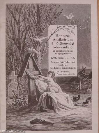 Honterus Antikvárium 4. jótékonysági könyvaukció az árvízkárosultak megsegítésére