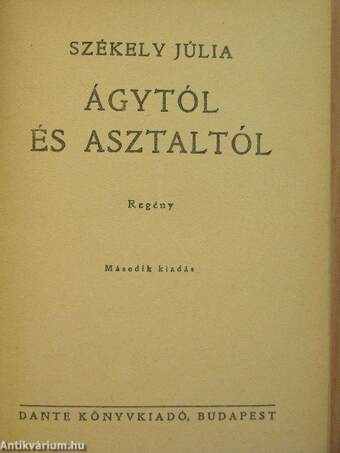 Ágytól és asztaltól