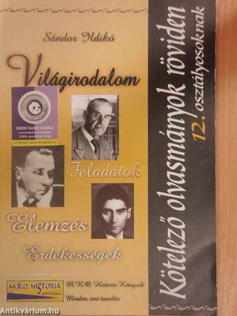 Kötelező olvasmányok röviden 12. osztályosoknak - Világirodalom