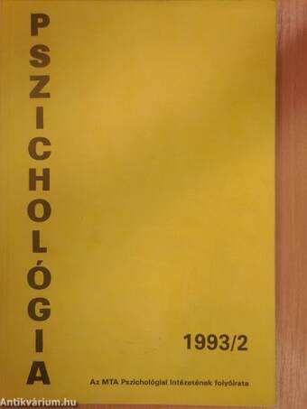 Pszichológia 1993/2.
