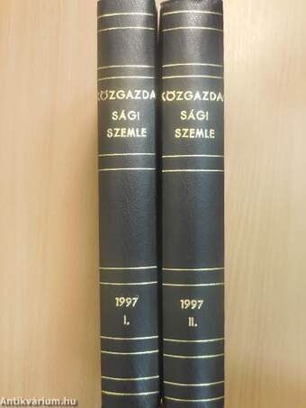 Közgazdasági Szemle 1997. január-december I-II.