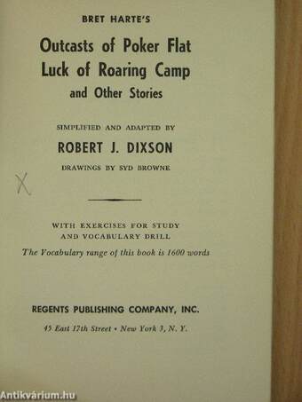 Outcasts of Poker Flat/Luck of Roaring Camp and other stories