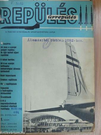 Repülés-Űrrepülés 1967. (nem teljes évfolyam)
