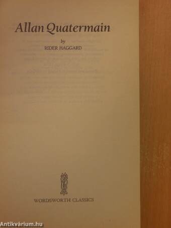 Allan Quatermain