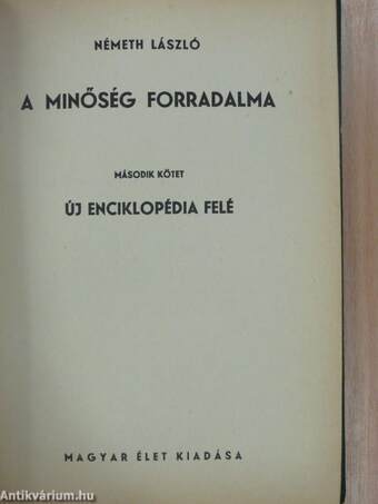 A minőség forradalma I-II.