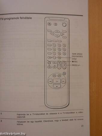 Sony videomagnó használati útmutató