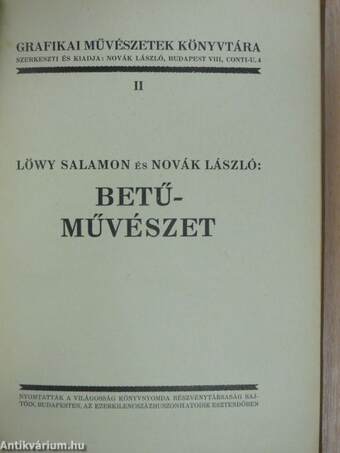 Betűművészet I-II.