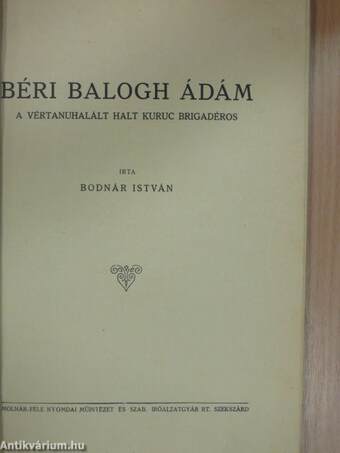 Béri Balogh Ádám