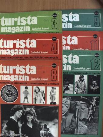 Turista Magazin 1980. (nem teljes évfolyam)