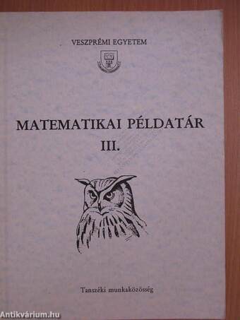 Matematikai példatár III.