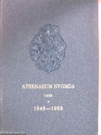 Athenaeum nyomda 1868