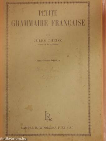 Petite grammaire francaise