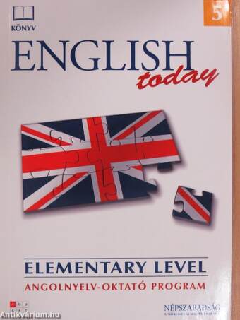 English today Elementary level 5. - DVD-vel