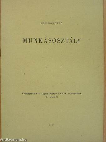 Munkásosztály