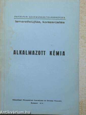 Alkalmazott kémia