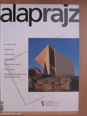 Alaprajz 2004. július-augusztus