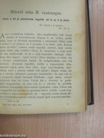 Szabó Imre volt szombathelyi megyés püspöknek a néphez alkalmazott egyházi beszédei II. (töredék)