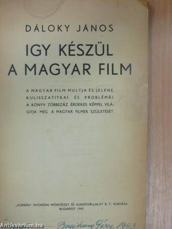 Igy készül a magyar film