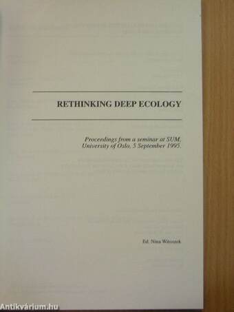 Rethinking Deep Ecology