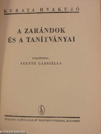 A zarándok és a tanítványai