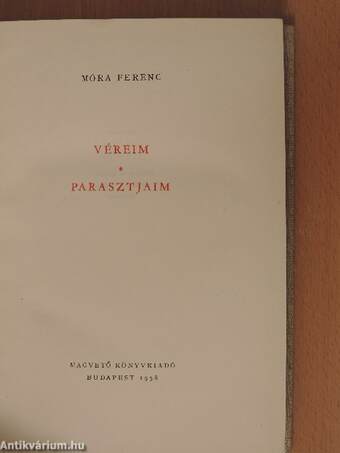 Véreim/Parasztjaim