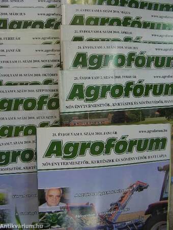 Agrofórum 2010. (nem teljes évfolyam)