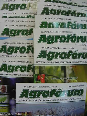 Agrofórum 2013. (nem teljes évfolyam)